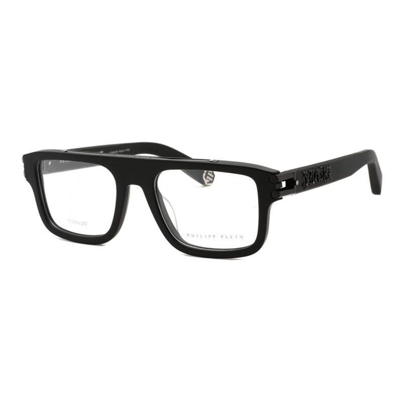 Philipp Plein Square Frame Eyeglasses — Black