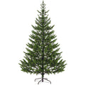 7.5ft Artificial Christmas Tree with Tips, Easy Assembly for Home Office Holiday, Green