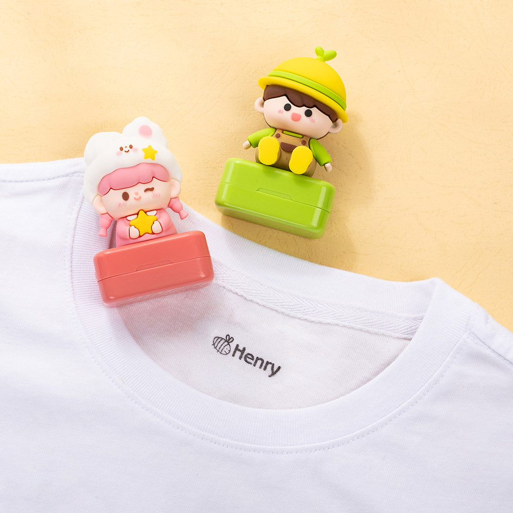 Personalizado Lindo Niña Niño Coche Pelota Animal Ropa de Niños Sello Autoentintado con Nombre Regalo de Cumpleaños para Niños Mamá