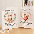 Puzzle de bloques personalizado con nombres y año para el Día de la Madre Regalo para mamá del Día de la Madre
