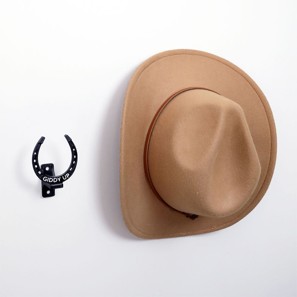 Herradura personalizada Soporte para sombreros multicolor con texto Decoración de pared Inauguración de la casa Regalo de cumpleaños para vaquero