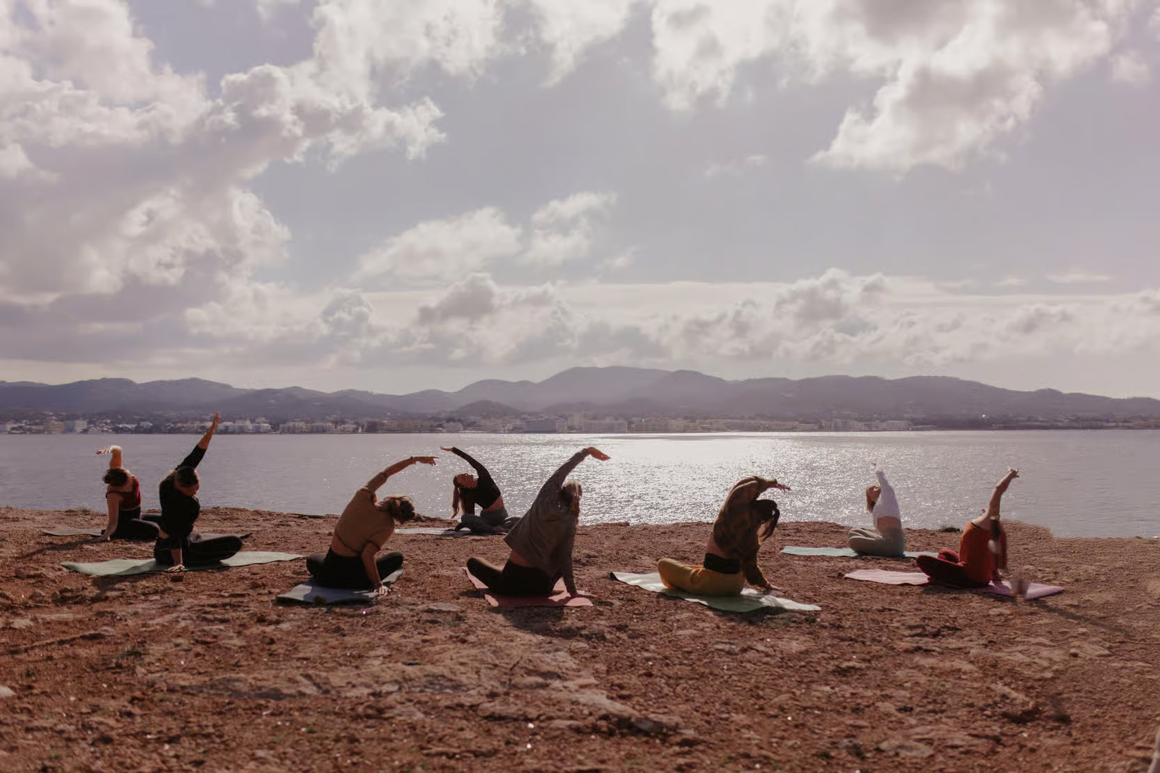 Vinyasa Style Yoga Session with Stunning Panoramic Sea Views, Angel Cards Reading, Photoshoots, Secret Cove and Crystal Waters Experience