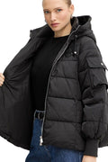 Chaqueta Pinko Crusca de plumón — Negro