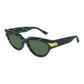 Bottega Veneta BV1035S004 Green Lens Sunglasses — Green