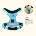 Personalizado Hueso Diseño Señalización Multicolor Arnés Pecho Mascota con Nombre y Número Actividades al Aire Libre Regalo de Cumpleaños para los Dueños Pet Lovers