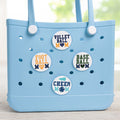 Personalizado Béisbol Fútbol Hockey Deportes Mamá Botón Encanto con Nombre Bogg Bolsa Accesorios Cumpleaños Día del partido Equipo Regalo para mamá