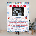 Personalizada Multicolor Ultrasonido Foto Manta de lana suave con nombre Embarazo Baby Shower Room Decor Regalo del Día de la Madre para mamá abuela