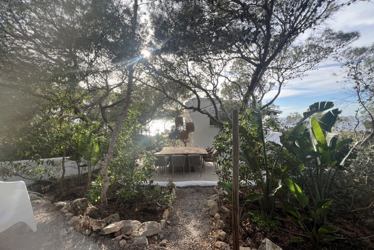 Mediterranean Seafront Ibiza Villa with Amazing Sunset Views in San Antonio