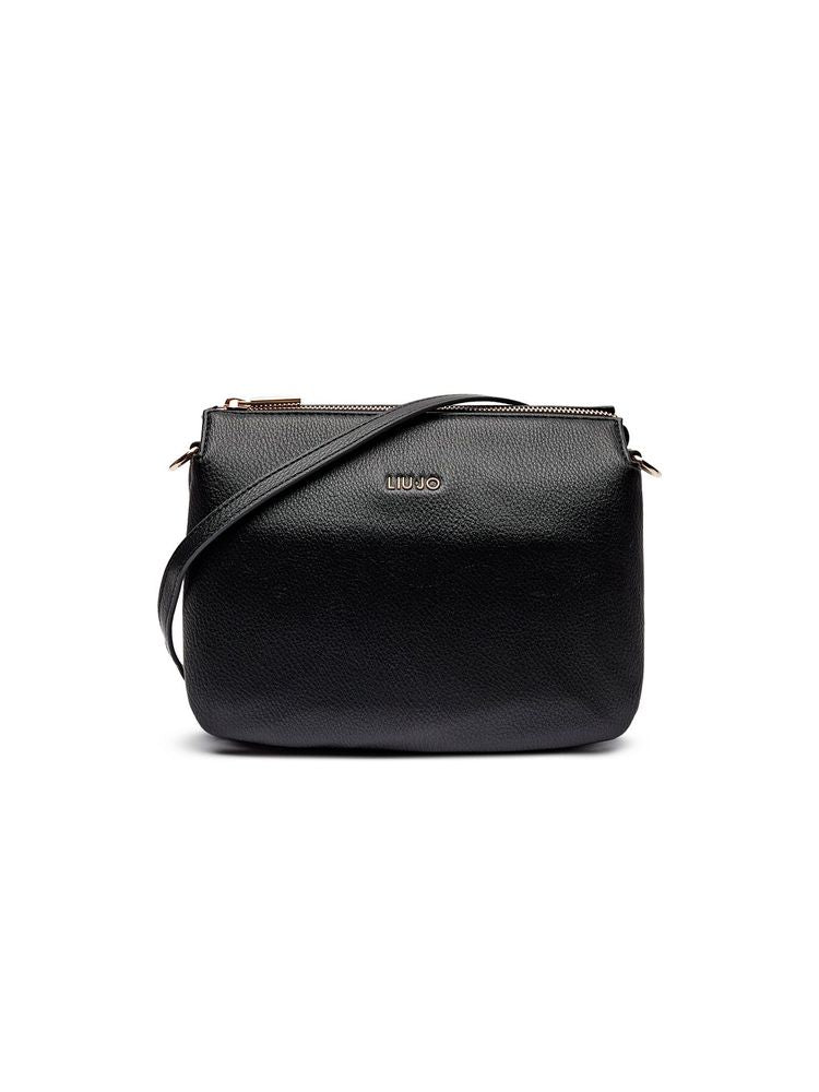 Liu Jo Polyurethane Shoulder Bag — Black
