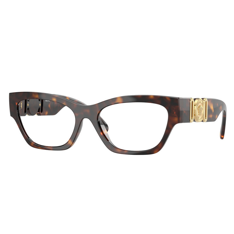 Versace VE3367U108 Tortoiseshell Acetate Eyeglasses — Brown