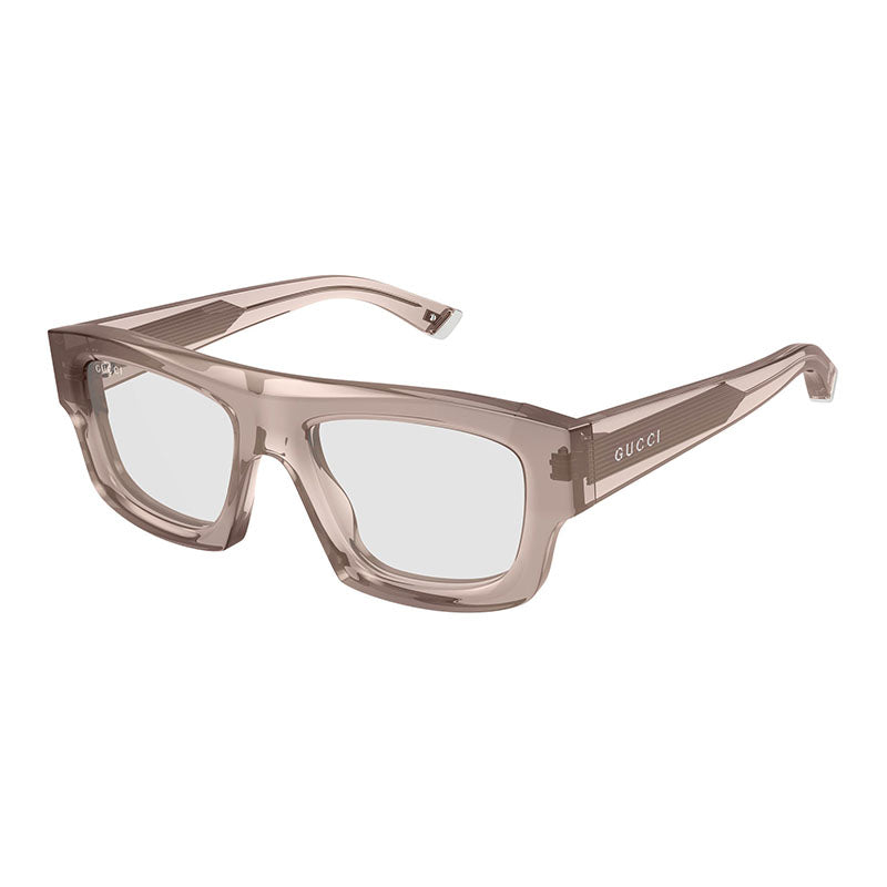Gucci Oversized Acetate Eyeglasses — Pink