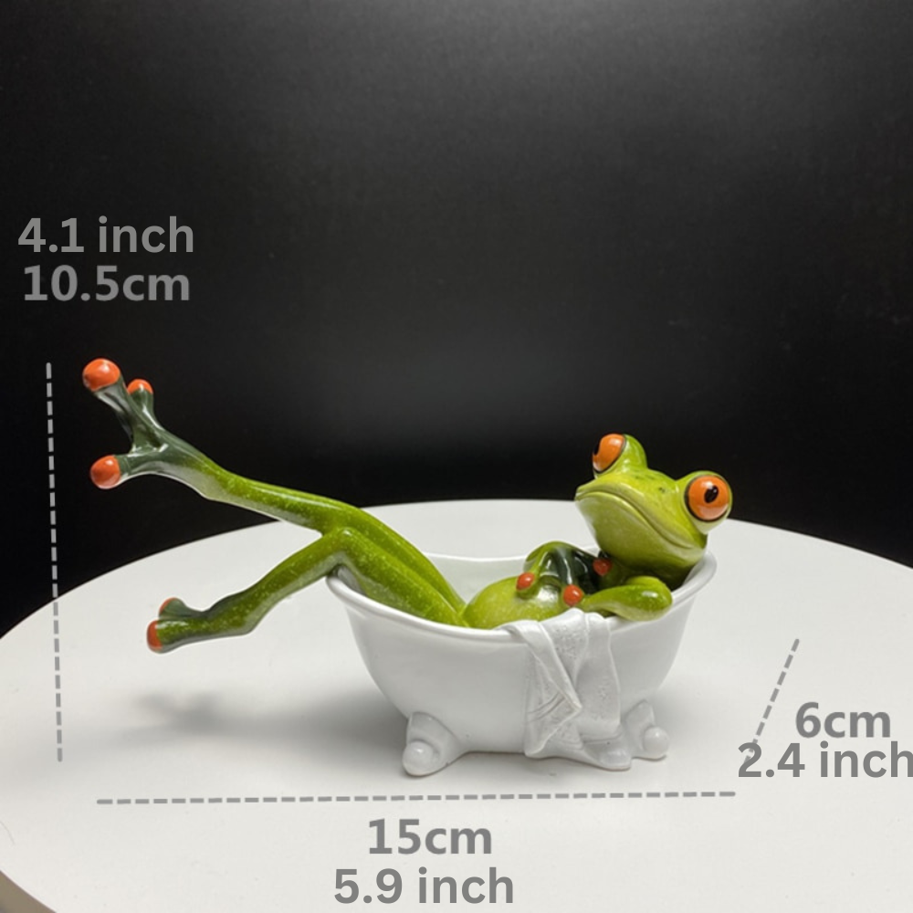ArtZ® Most Interesting Frog In The World Sculptures - Bathtub Frog
