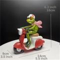 ArtZ® Most Interesting Frog In The World Sculptures - Moped Frog