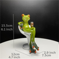 ArtZ® Most Interesting Frog In The World Sculptures - Wine Frog