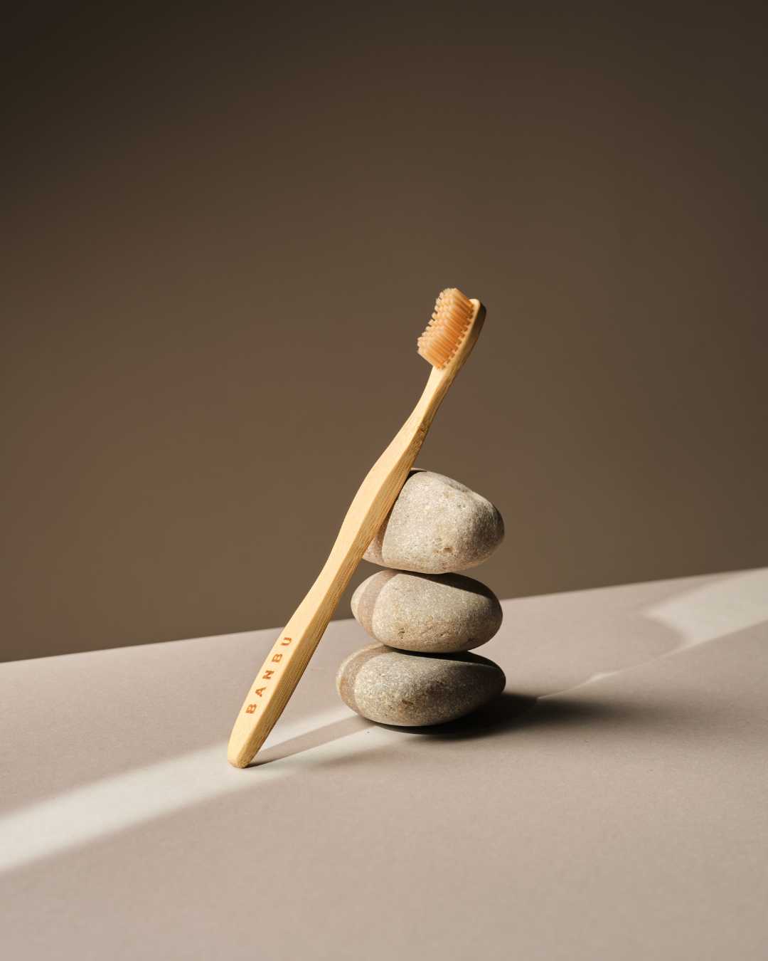 Cepillo de Dientes de Madera Cerdas Medias