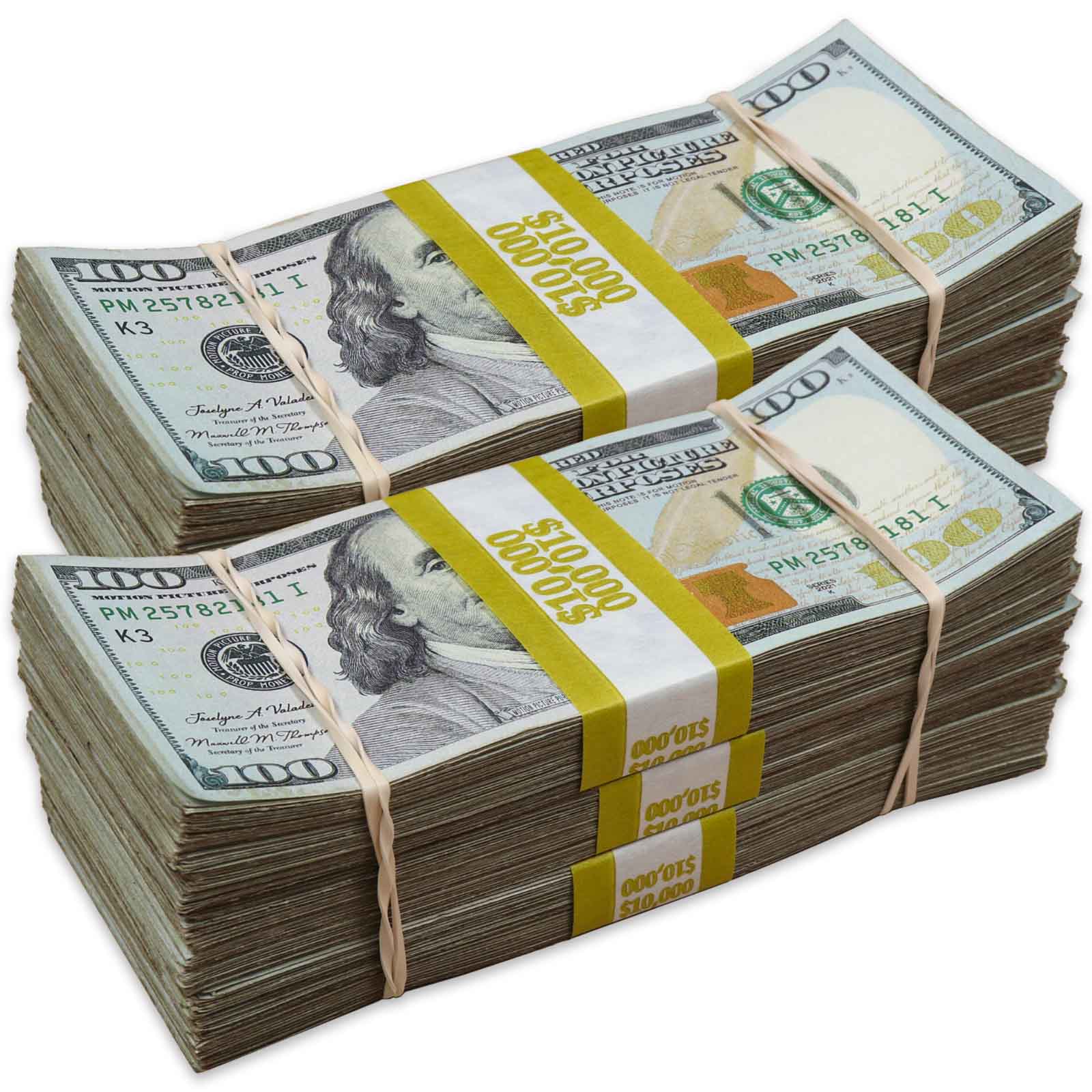 $60,000 RealAged® Full Print New Series Bundle Pack By Prop Money Inc.