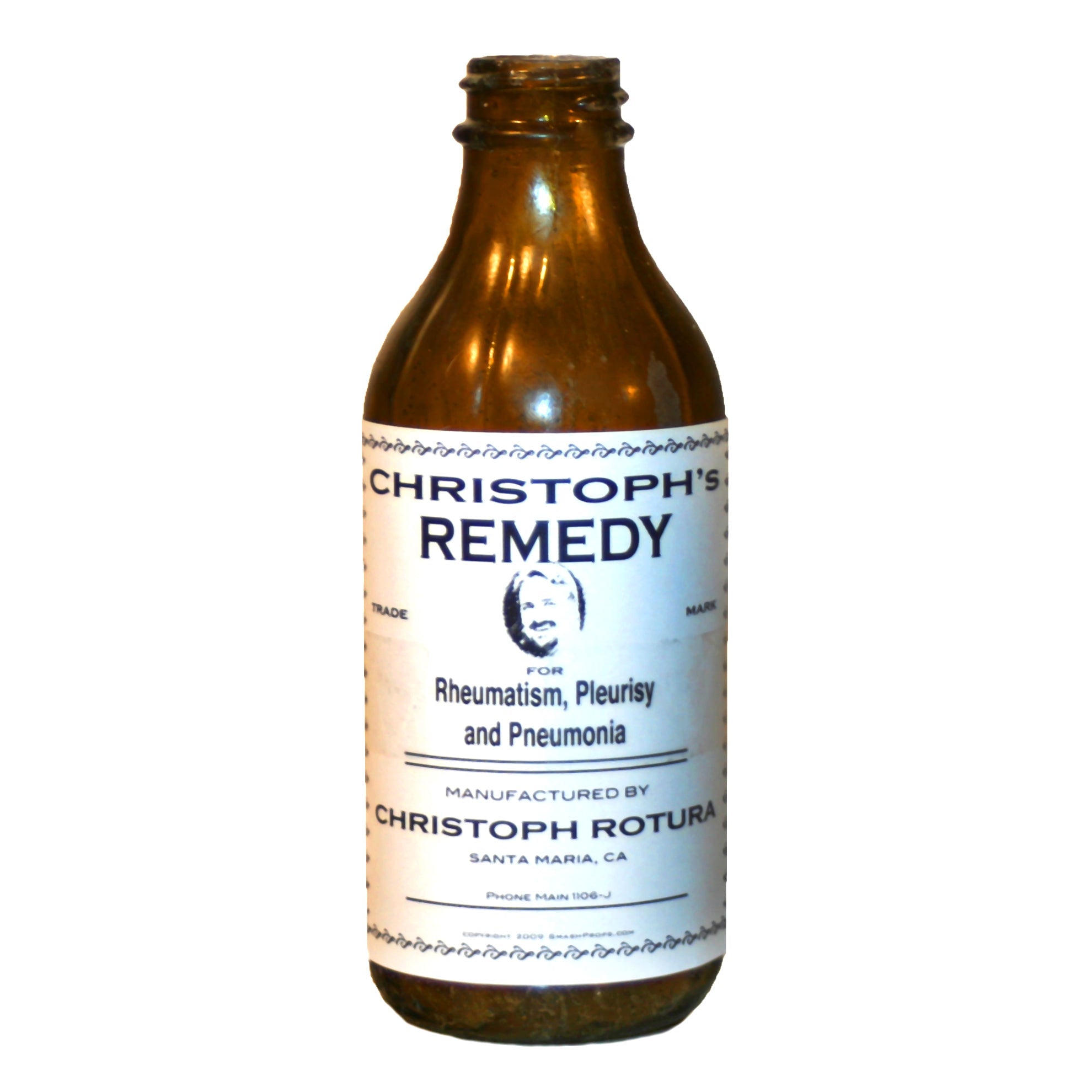 SMASHProps Breakaway Vintage Medicine Bottle Prop By Prop Money Inc.