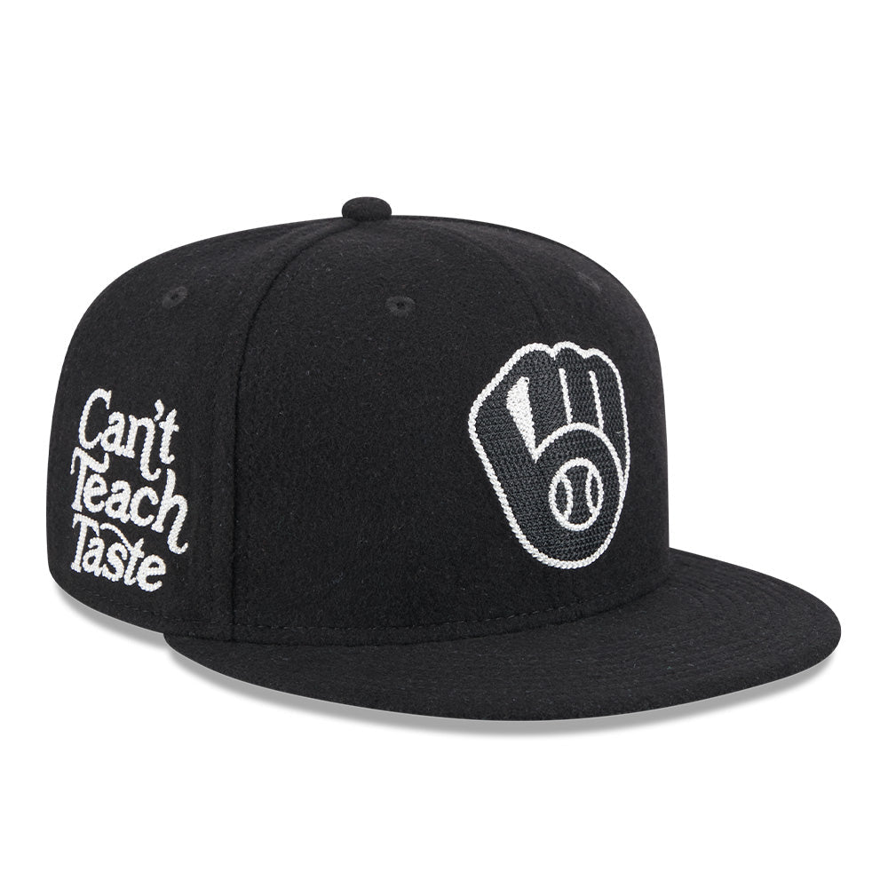 Diet Starts Monday X New Era Cap 5950 Milwaukee Brewers "Can't Teach Taste"