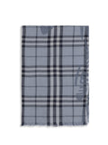 Burberry Knight Check Scarf — Blue