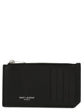 Saint Laurent Fragments Card Case — Black