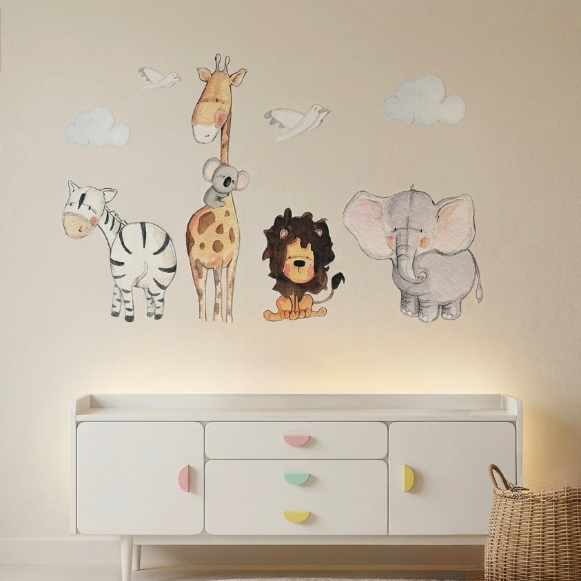Vinilo Decorativo Infantil MADAGASCAR - SUEÑOS DE CIGÜEÑA
