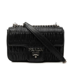 Nappa Gaufre Chain Flap