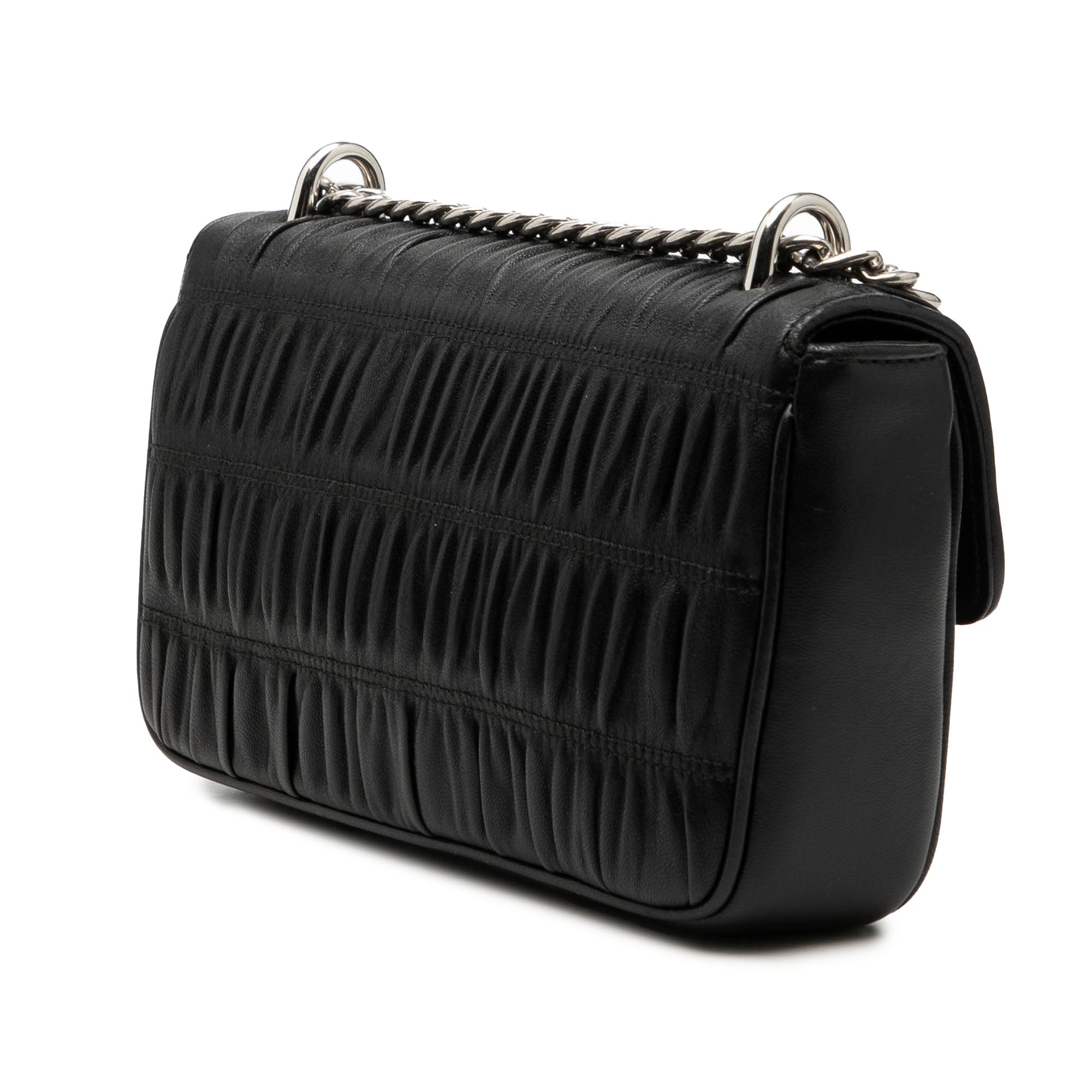 Nappa Gaufre Chain Flap