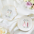 Personalizado Hoy Una Novia Mañana Una Esposa Para Siempre Mi Hermana Plato Joyero con Nombre Decoración para el Hogar Regalo de Ducha Nupcial para Novia de Dama de Honor