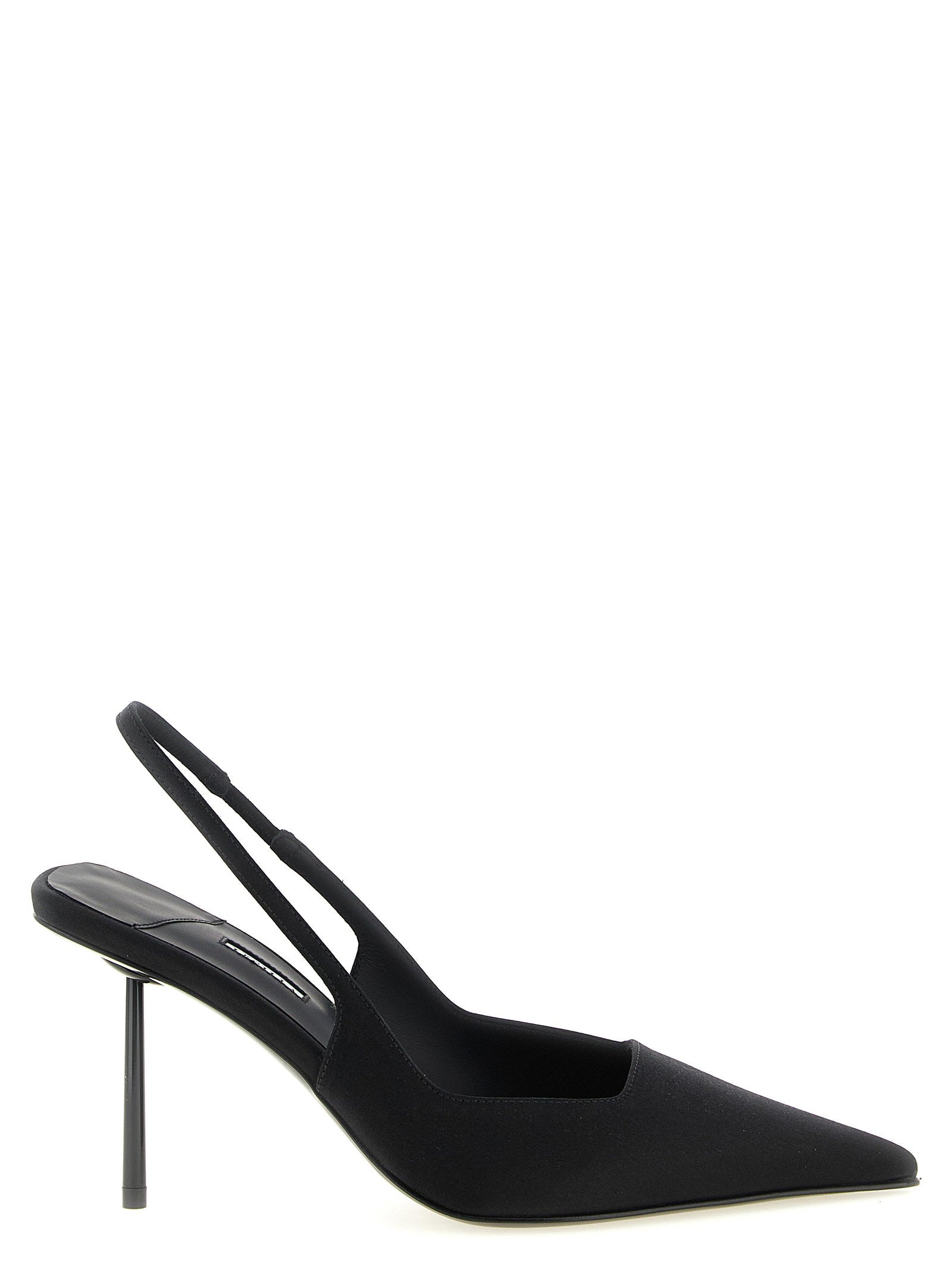 Tacón Le Silla Amelia Slingback — Negro