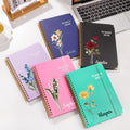 Personalizada Nacimiento Flor Nombre 2026 Planificador Cuaderno A5 con páginas de planificación semanal mensual y pestañas Regalo de cumpleaños de oficina para compañeros de trabajo Amigos