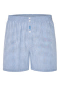 Calzoncillo Bóxer Hombre Premium Tela Cuadros - Azul 6104_30