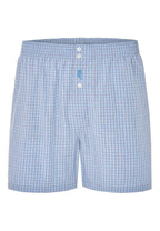 Calzoncillo Bóxer Hombre Premium Tela Cuadros - Azul 6104_30