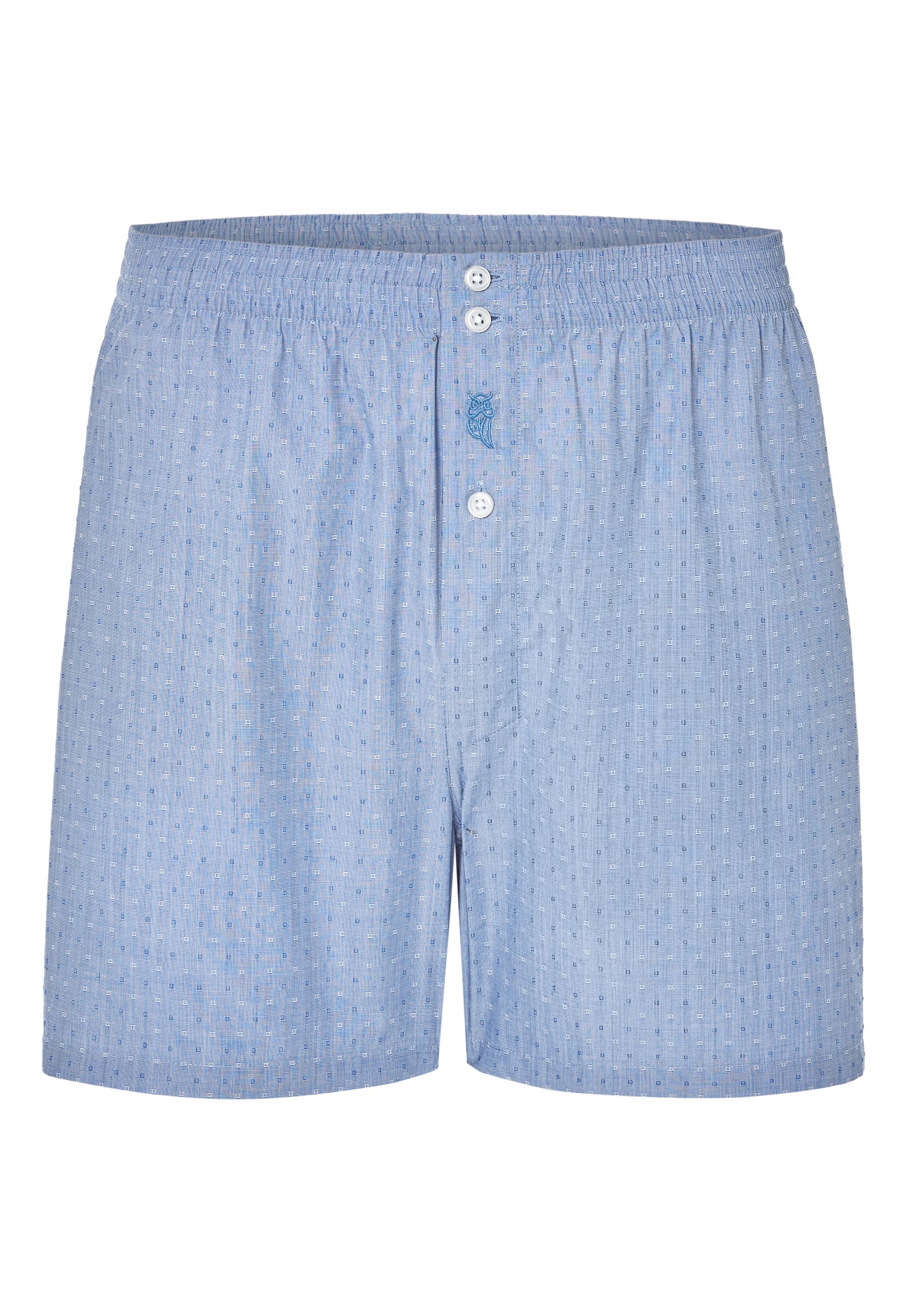 Calzoncillo Bóxer Hombre Premium Tela Estampado - Azul 6105_33