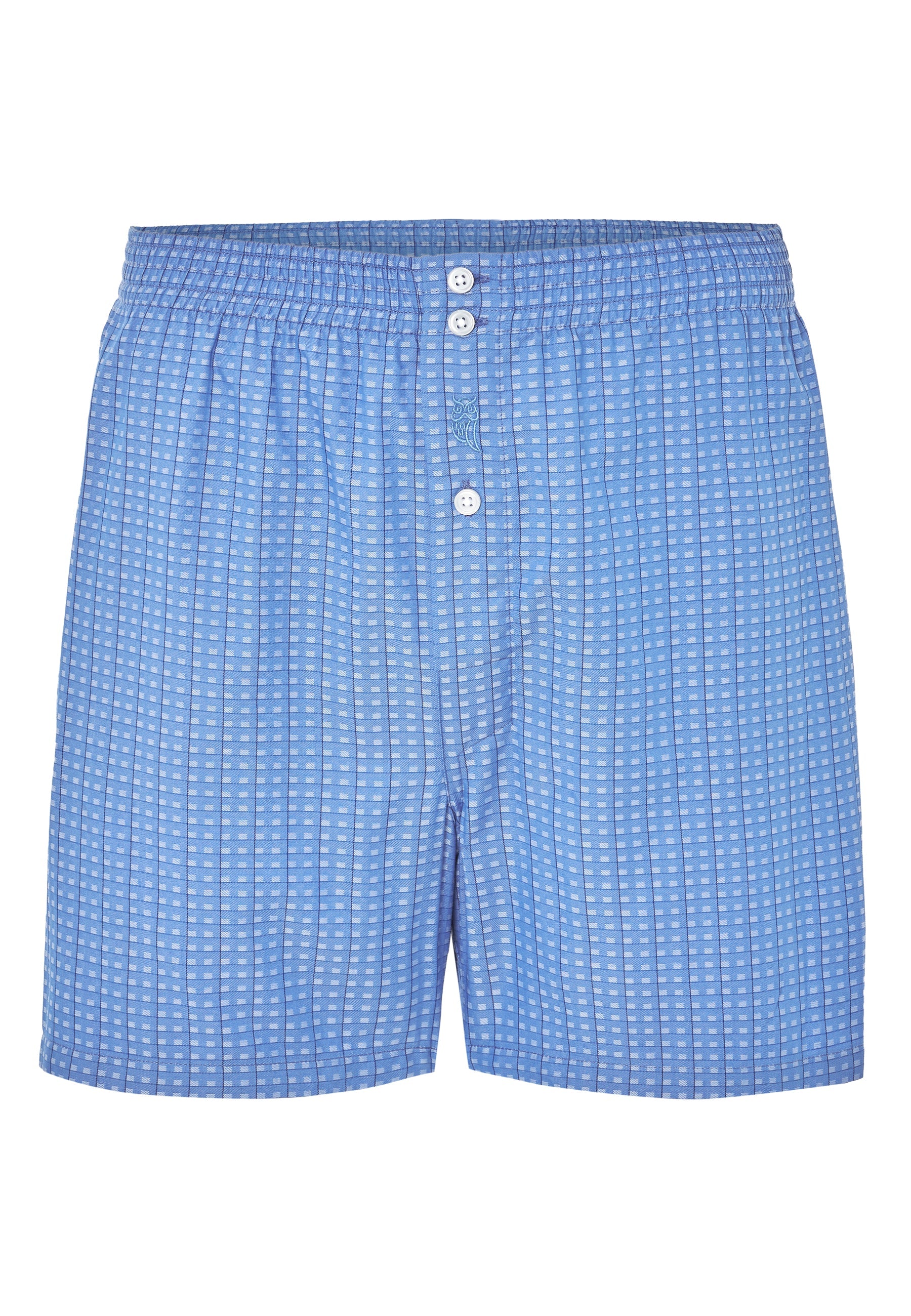 Calzoncillo Bóxer Hombre Premium Tela Estampado - Azul 6106_37