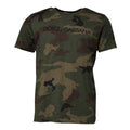 Men's Multicolor Camouflage Cotton Crew Neck T-Shirt