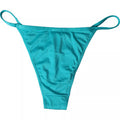 Women's Blue Green Nylon Beachwear Swimwear Bottom Bikini Elastane Clothing