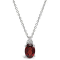 Garnet and Topaz Pendant