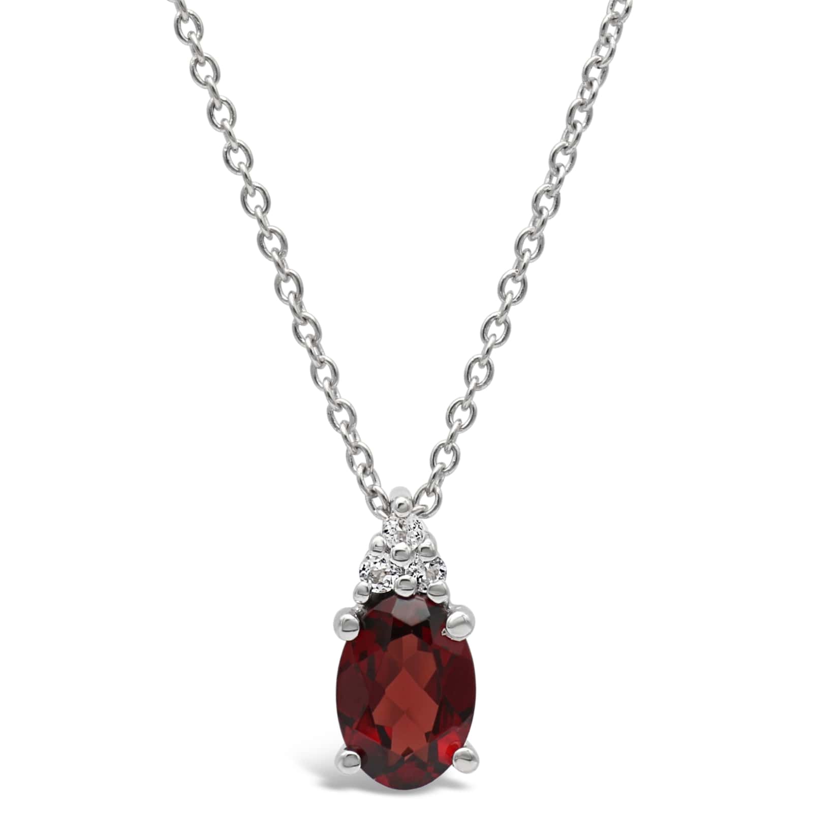 Garnet and Topaz Pendant