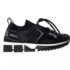 Black White Logo Sorrento Mens Sneakers Shoes And Cotton