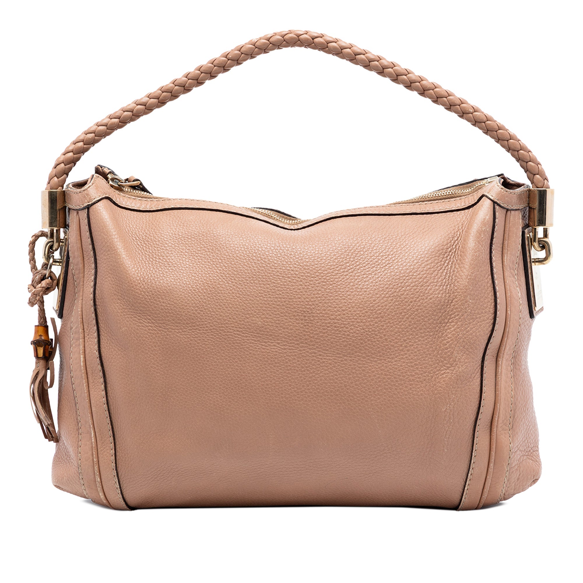 Medium Pebbled Calfskin Bella Shoulder Bag