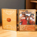 Puzzle de baloncesto personalizado Marco de fotos con tablero de mensajes de texto Equipo Cumpleaños Regalo de Navidad para los amantes del baloncesto Jugadores