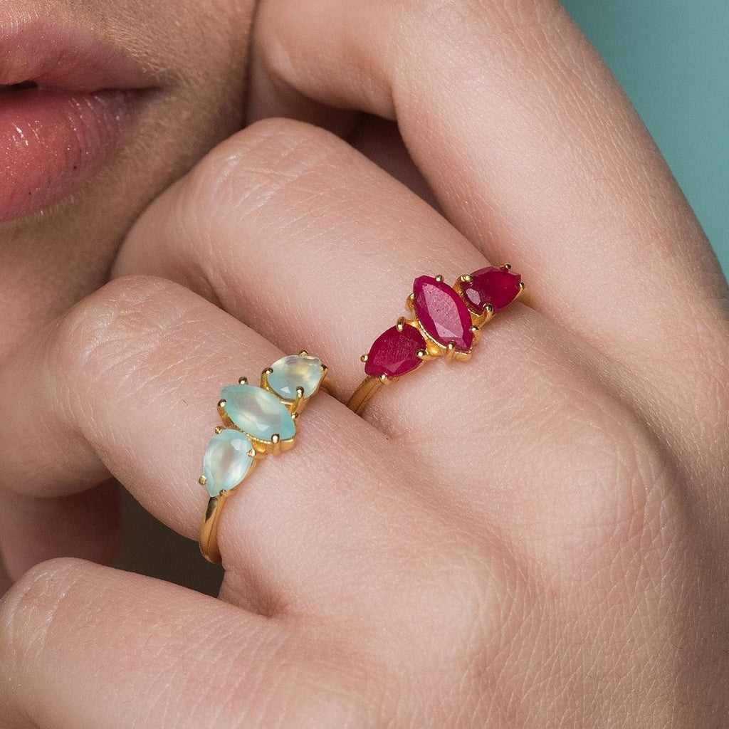 Anillo Kasia Rubí