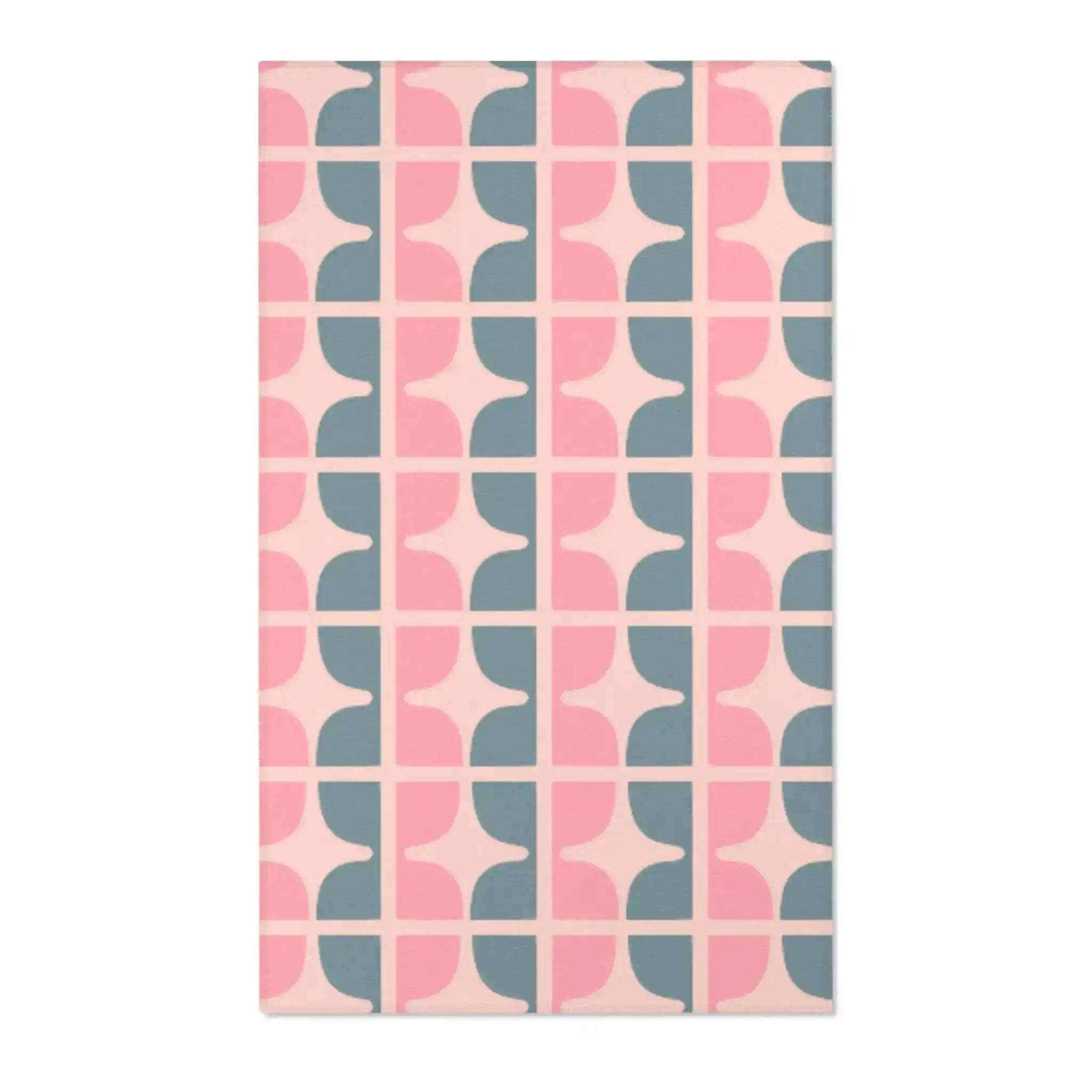 Bubblegum Grid Glow Accent Rug