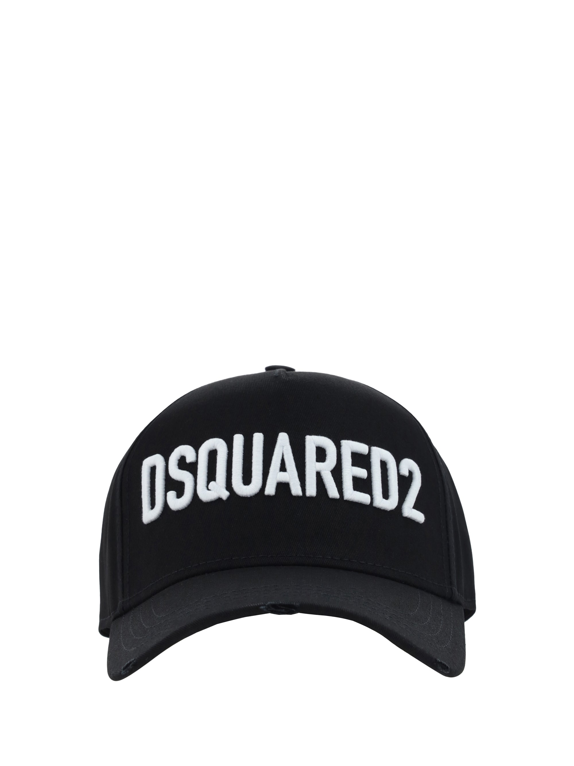Dsquared2 BCM066005C00001 Logo-Embroidered Baseball Cap — Black