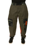Men's Multicolor Camouflage Jogger Cargo Pants Polyester Cotton Nylon