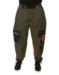 Men's Multicolor Camouflage Jogger Cargo Pants Polyester Cotton Nylon