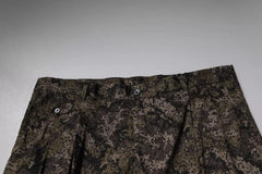 Multicolor Camouflage Men Dress Pants Cotton