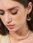 Pendientes Indira Maxi Gris