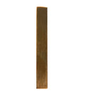Men's Gold Tone Brass Logo Branded Tie Clip Bar