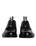 Men's Black Patent Leather Derby Lace Up Formal Dress Shoes Calf